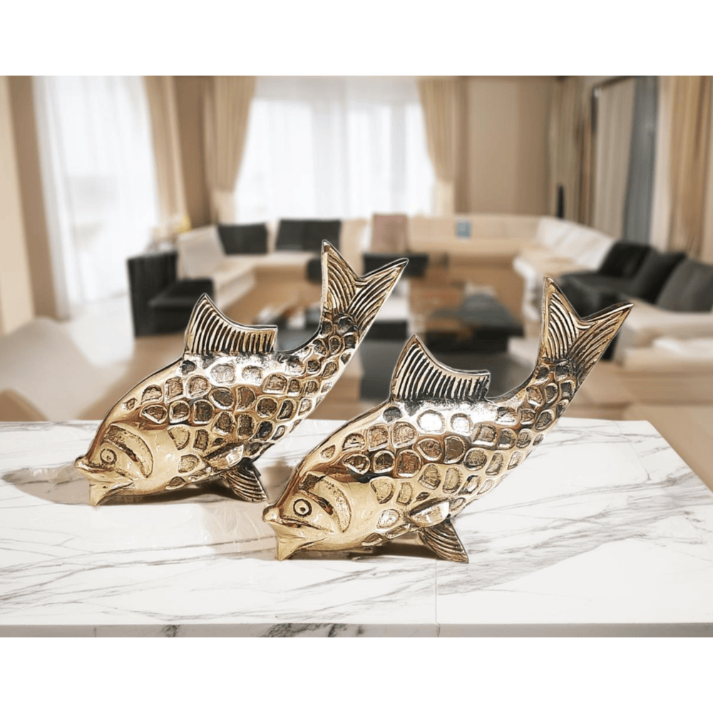 Pure Brass Fish Figurines.