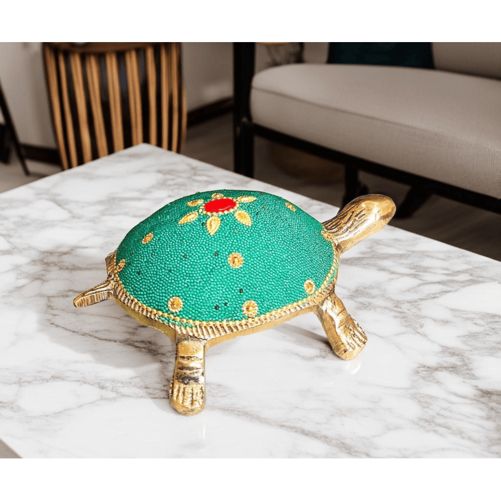 Brass Vastu Feng Shui Tortoise for Career & Good Luck