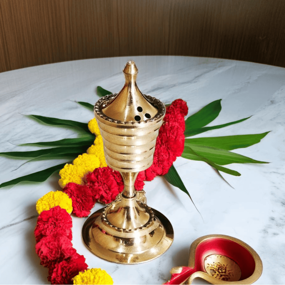 Pure Brass Incense Holder