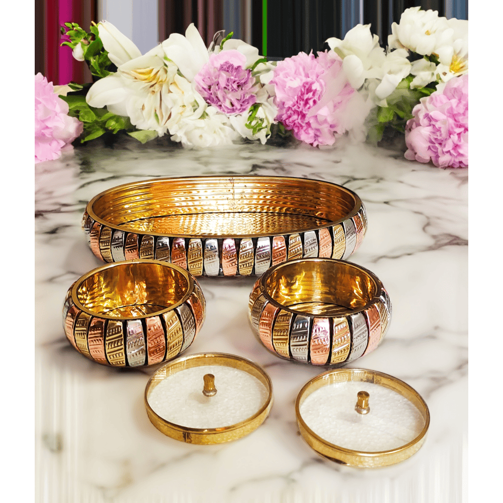Brass -Pooja/Roli/Sindoor Dibbi