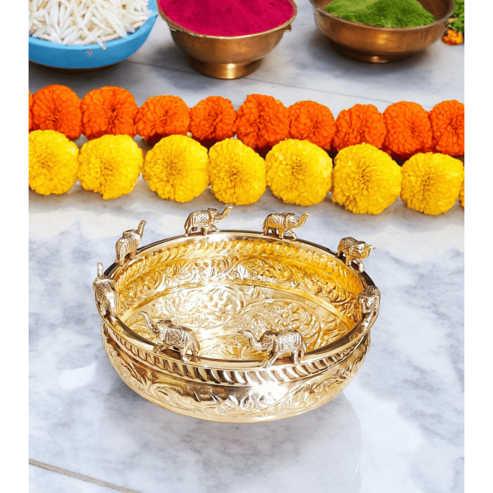 Plated Brass Elephant URULI