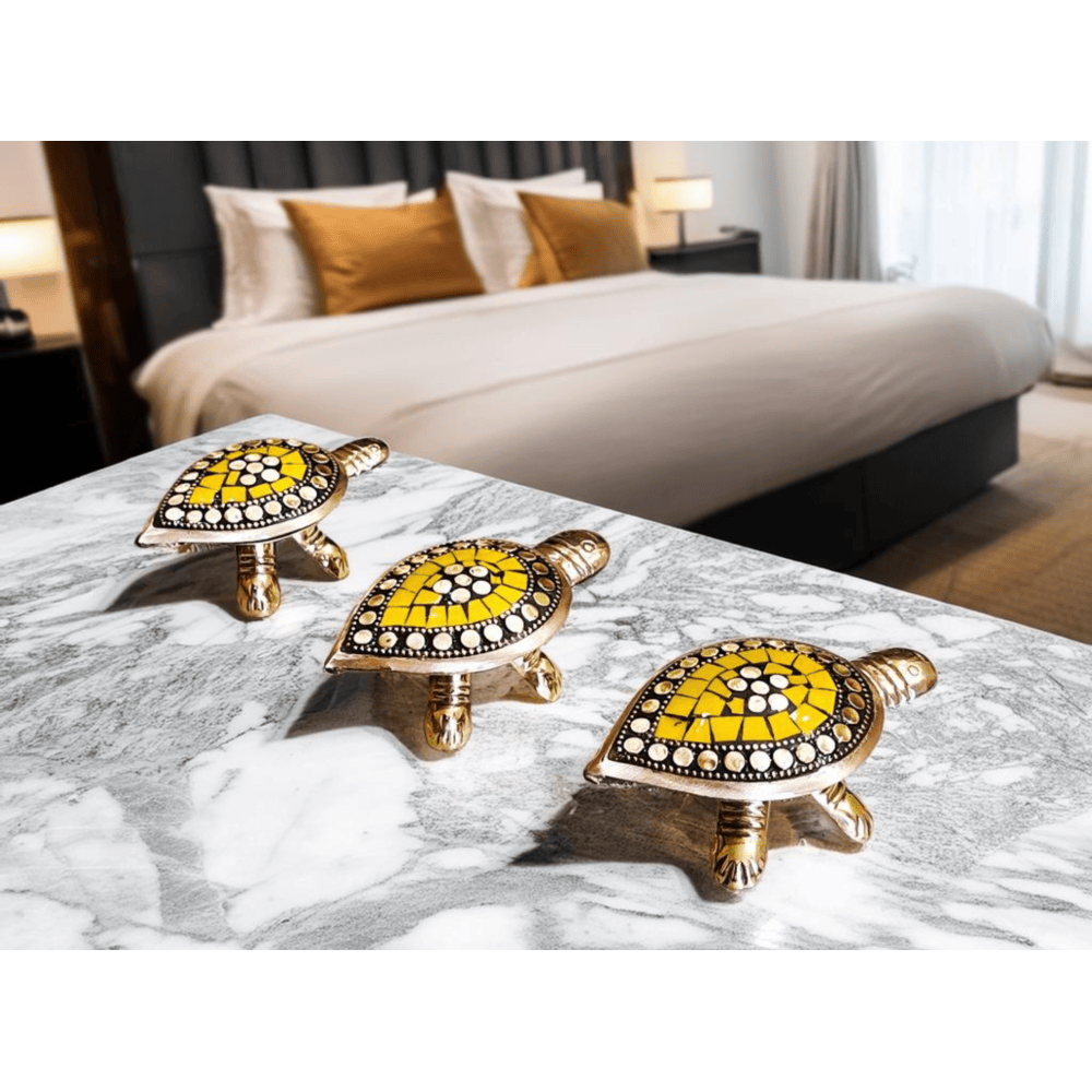 Brass Vastu Feng Shui Tortoise for Career & Good Luck
